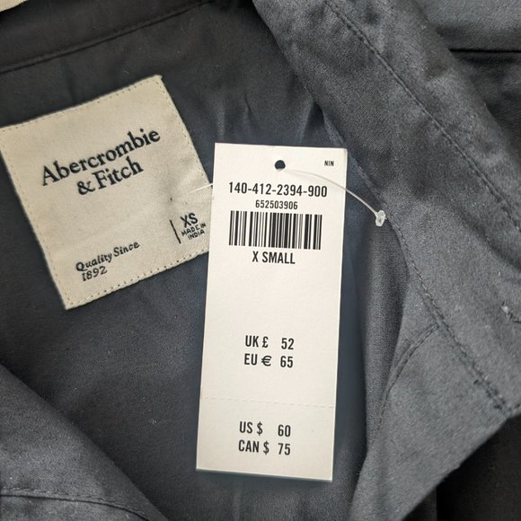 Abercrombie & Fitch Black Button Down Shirt - Picture 3 of 4